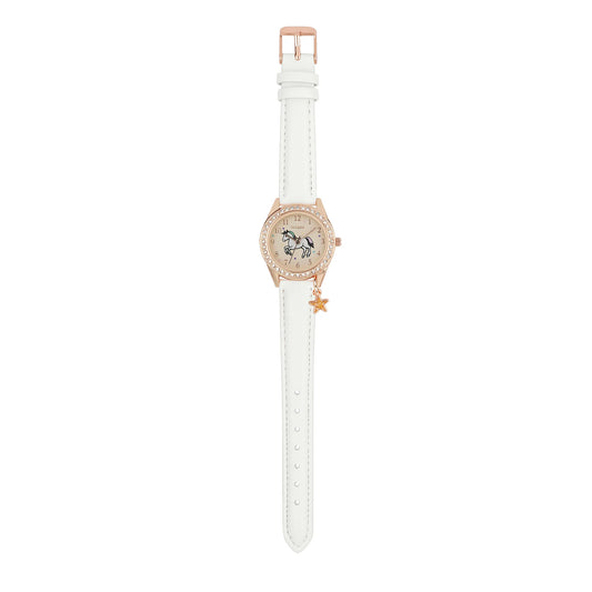 Tikkers Unicorn Watch White Strap