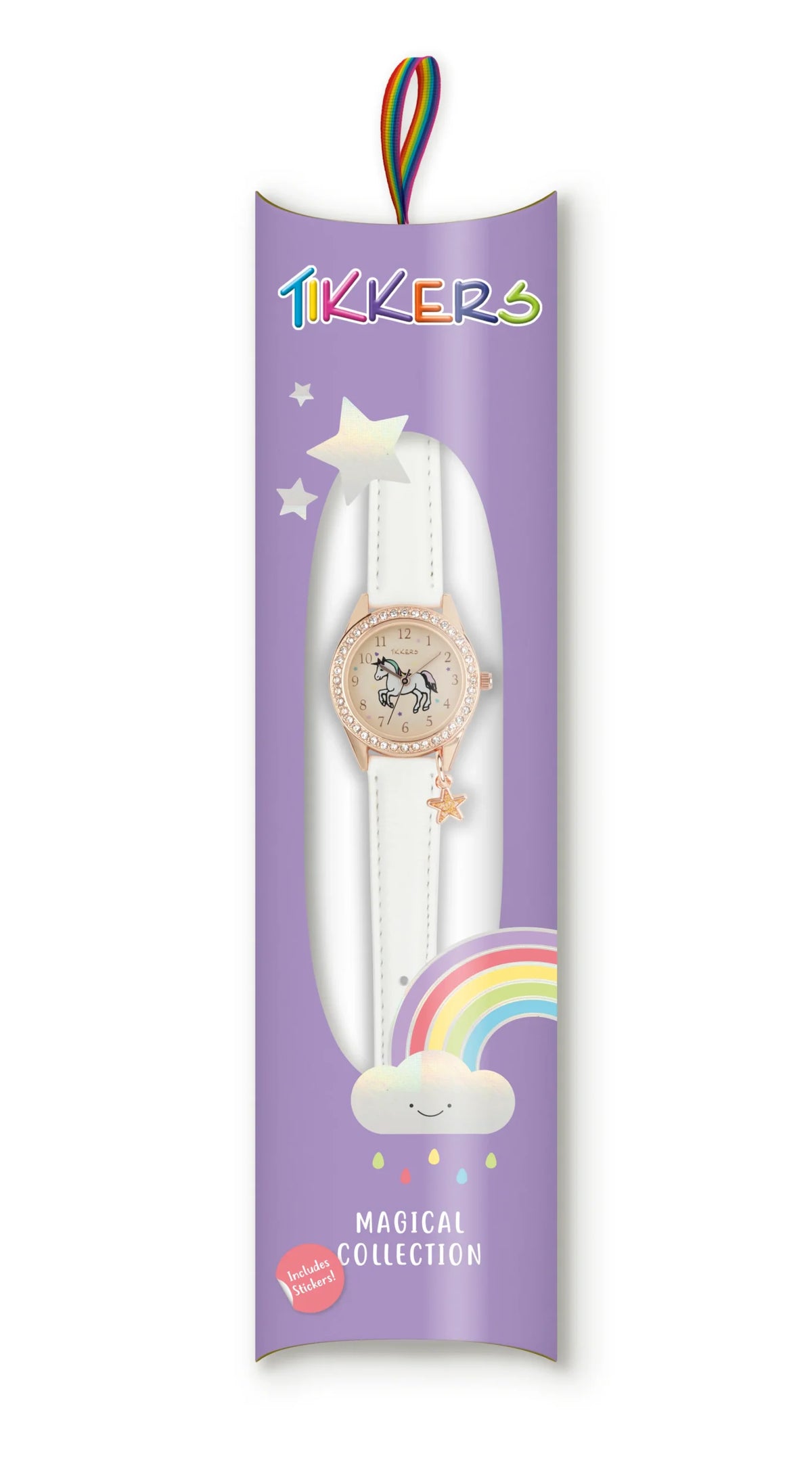 Tikkers Unicorn Watch White Strap