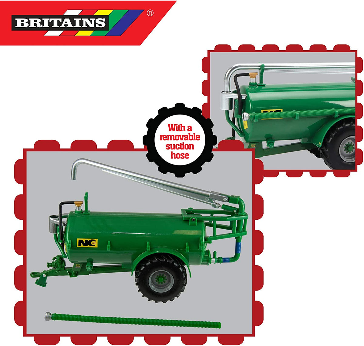 Britains 43253 NC Slurry Tanker (Roadside) Green