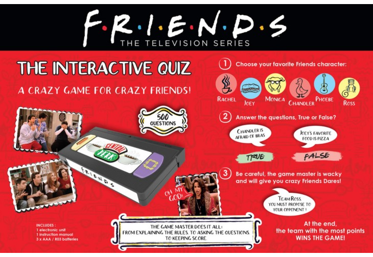 Interactive Friends Quiz