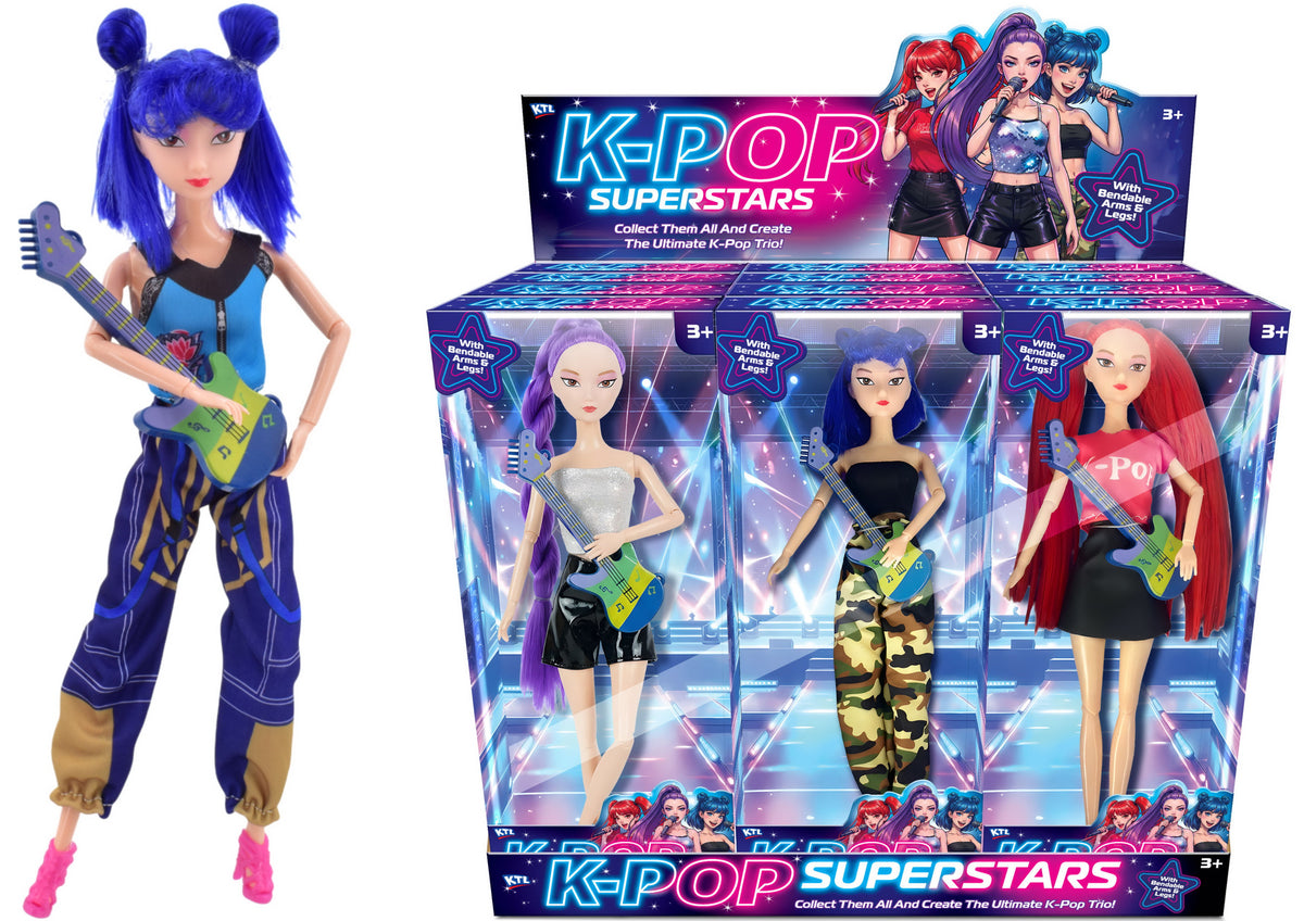 Toys at Foys - 11.5 inch K-Pop Superstar Doll with Music Instruments