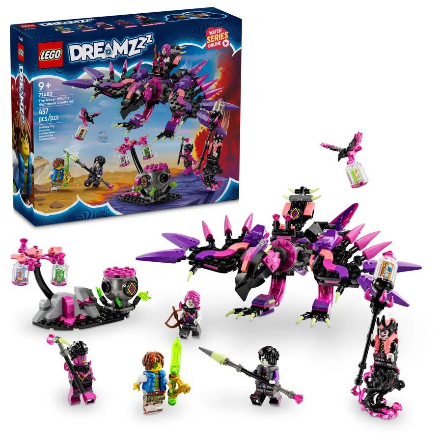 LEGO Dreamzzz 71483 The Never Witch's Nightmare Creatures