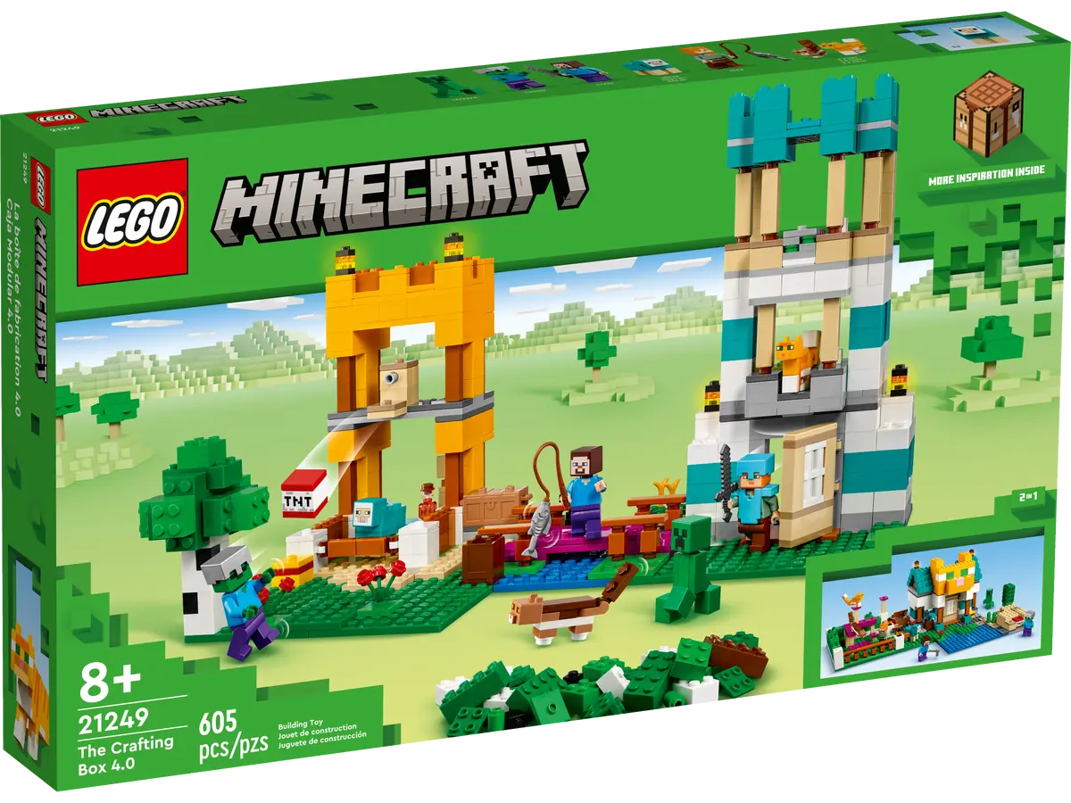 LEGO Minecraft 21249 The Crafting Box 4.0