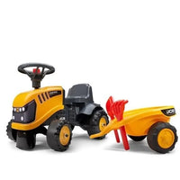 Falk Baby JCB Ride-On Tractor with Trailer