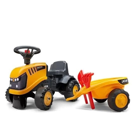 Falk Baby JCB Ride-On Tractor with Trailer