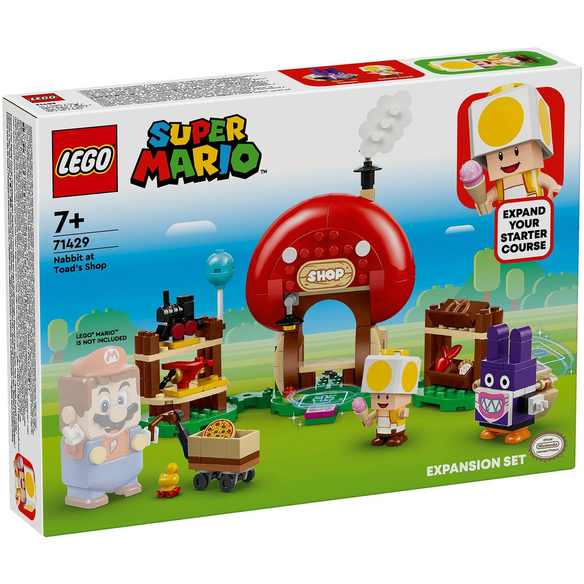 LEGO 71429 Nabbit at Toad's Shop Expansion Set