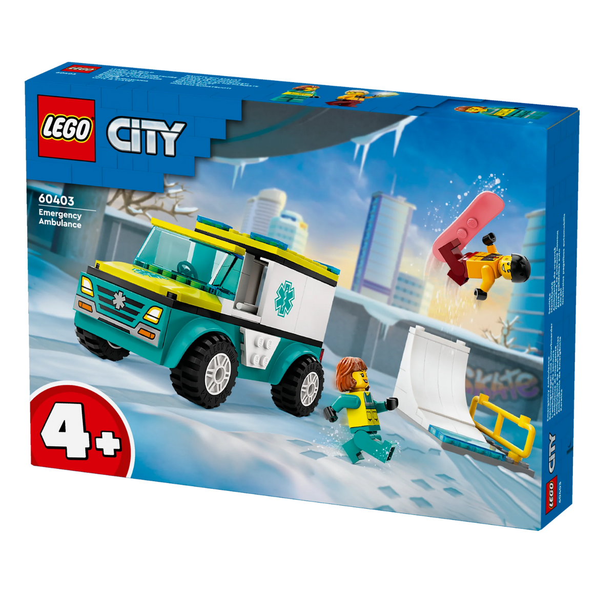 LEGO 60403 Emergency Ambulance and Snowboarder