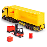 Dickie Toys Volvo DHL Heavy Truck & Forklift picture from the back