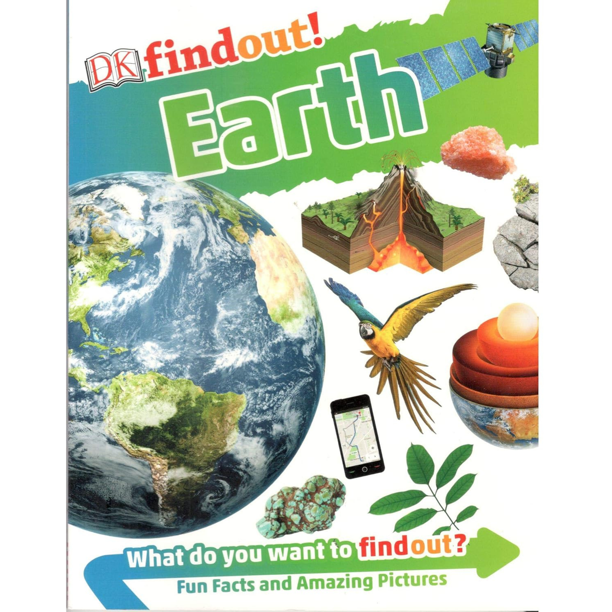 DK Findout! Earth Paperback Book for Kids picture on the white background