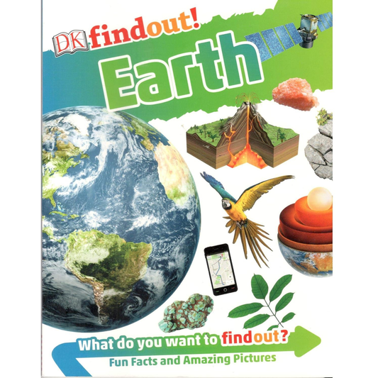 DK Findout! Earth Paperback Book for Kids picture on the white background