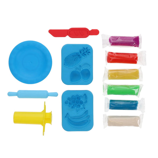 World Of Colour 6x20g Fruit Bowl Dough Set