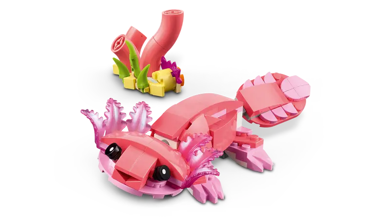 LEGO 31170 pink axolotl model