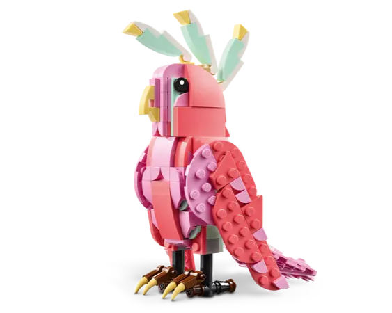 LEGO 31170 pink cockatoo model