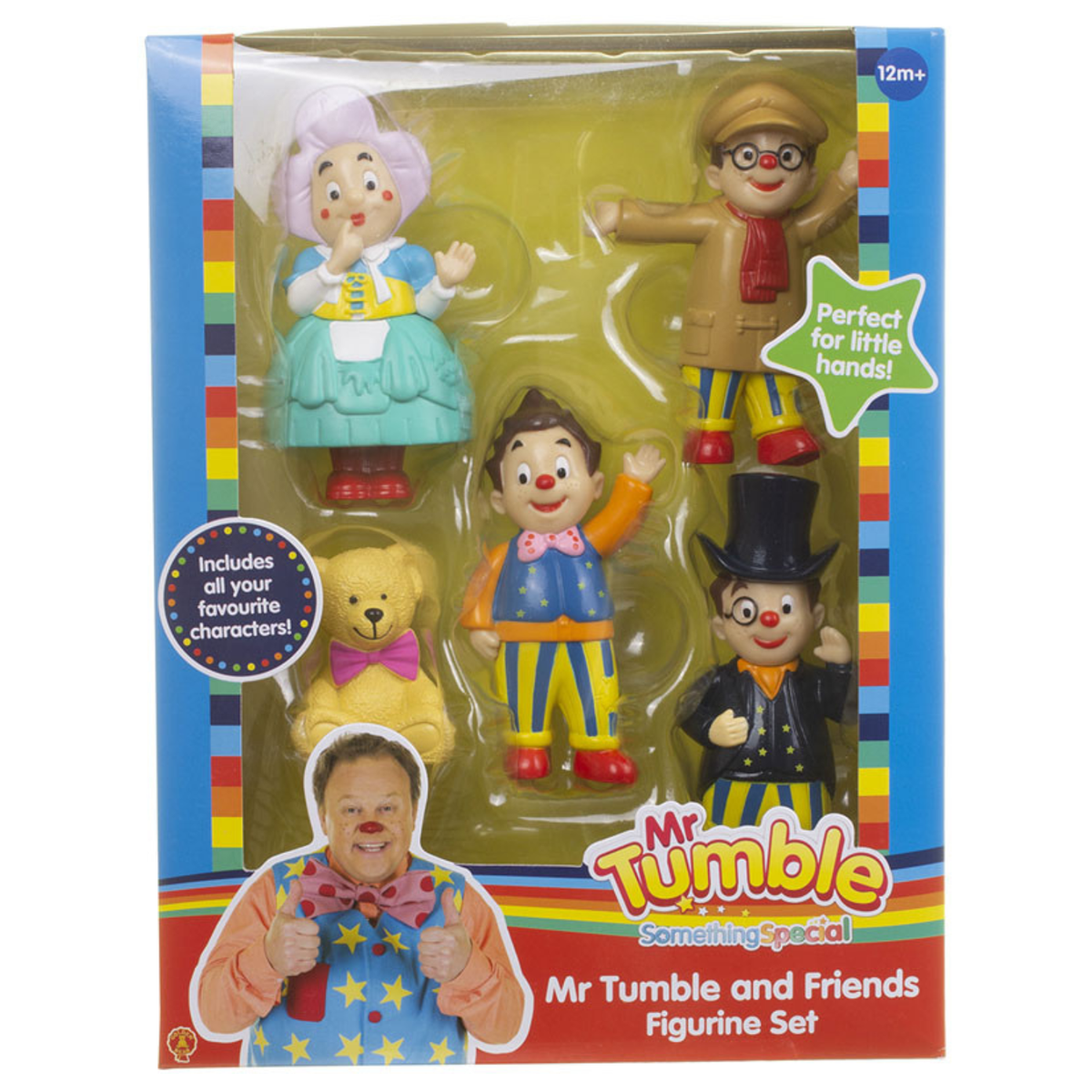Mr Tumble and Friends Figurine Set picture in the box