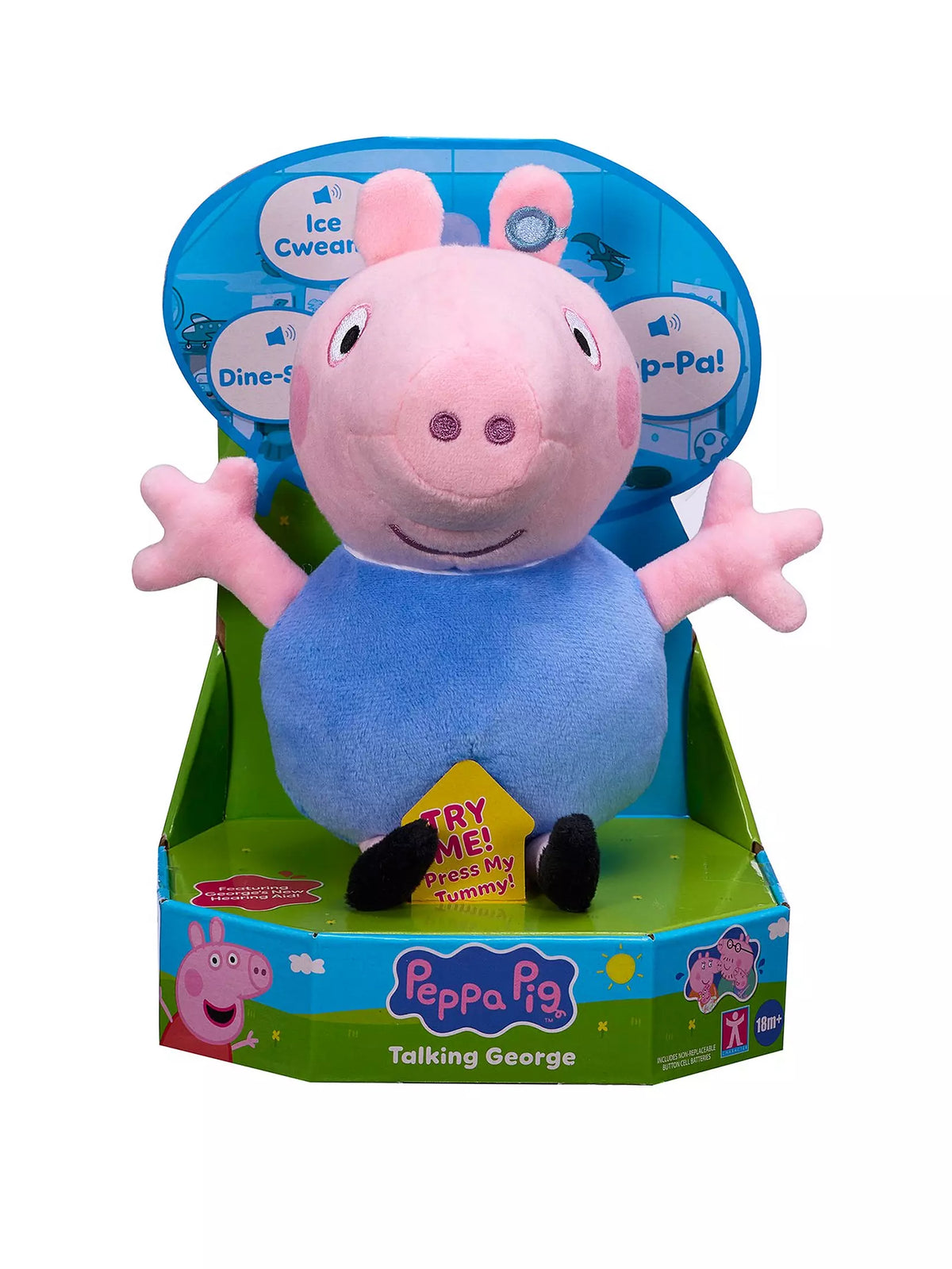 Peppa Pig Talking George Plush Toy picture in the box