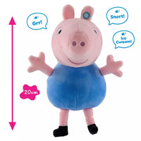 Peppa Pig Talking George Plush Toy picture ith important features