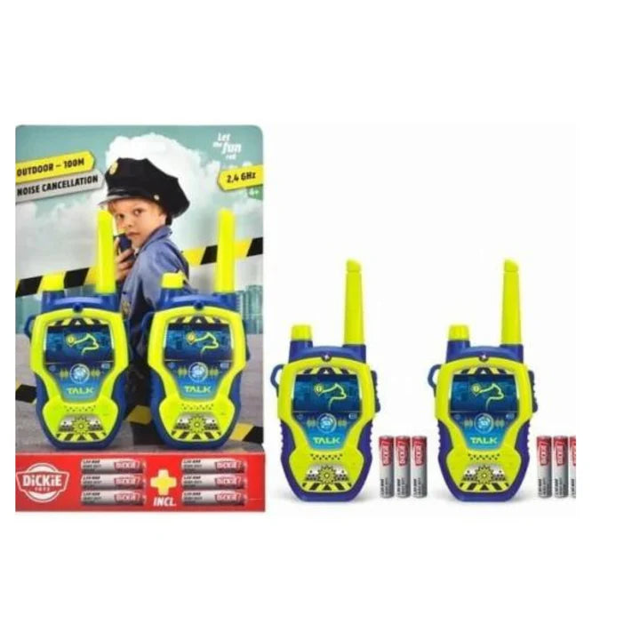 Dickie Police Walkie Talkie Set for Kids picture on the white background