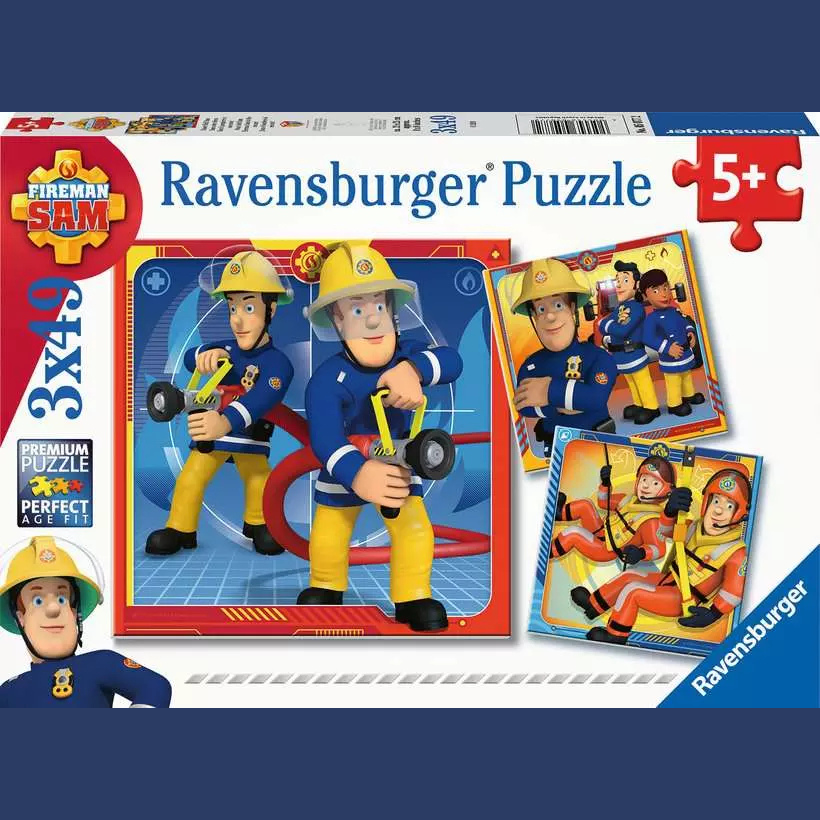 Ravensburger Fireman Sam Jigsaw 3x49pcs