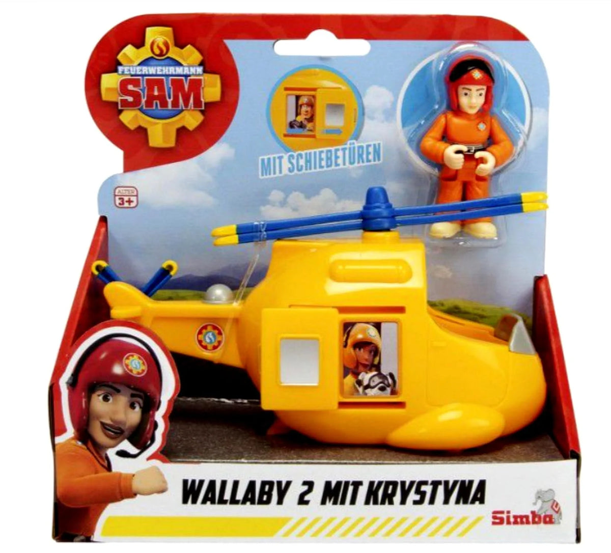 Fireman Sam Wallaby 2 With Krystyna action toys and figures