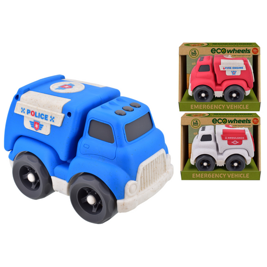 Bio Plastic Rescue Vehicles Assorted