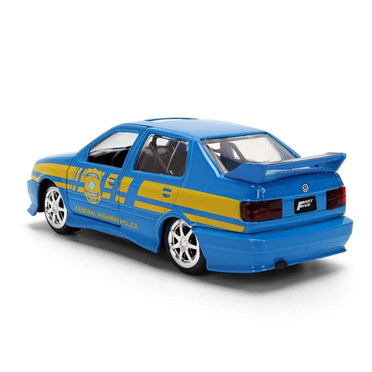 Jada Fast & Furious 1995 Volkswagen Jetta Police Car picture from the back
