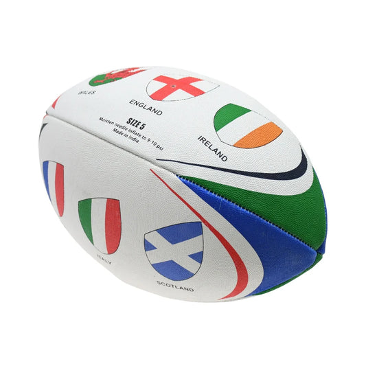 6 Nations International Rugby Ball for outdoor sports activiies
