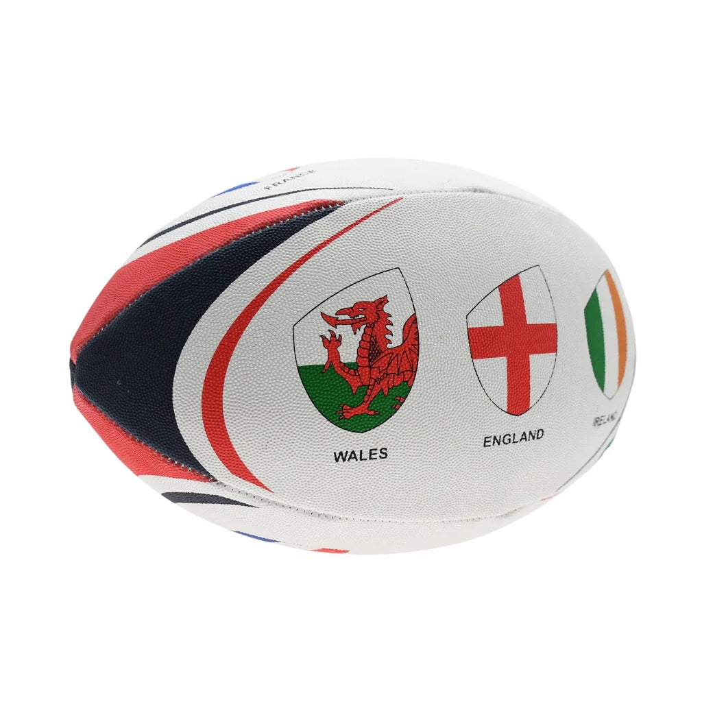 6 Nations International Rugby Ball in a beautiful design