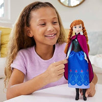 Bring the magic home with Mattel Disney Anna Frozen I fashion doll.
