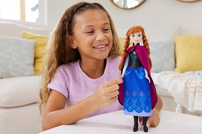 Bring the magic home with Mattel Disney Anna Frozen I fashion doll.
