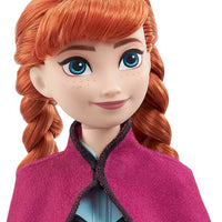Mattel Disney Anna Frozen I toy inspired by Disney’s Frozen heroine.
