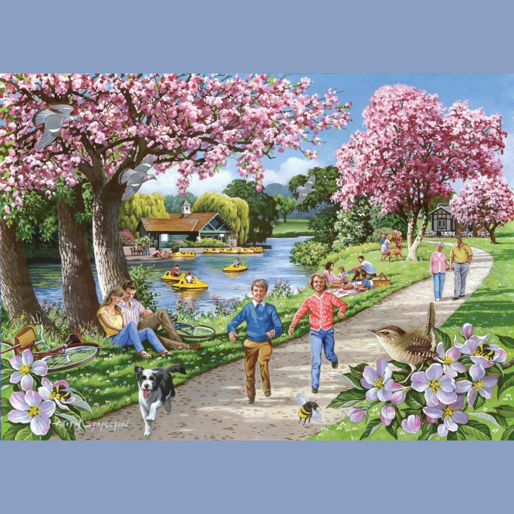 Apple Blossom Time - BIG 500 Piece Jigsaw Puzzle