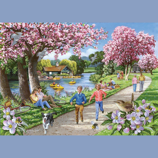 Apple Blossom Time - BIG 500 Piece Jigsaw Puzzle