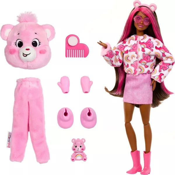 Barbie Cutie Reveal Care Bears Series Doll Pink