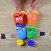 Bath Time Buckets your child would love to take a bath with this pour and splash buckets