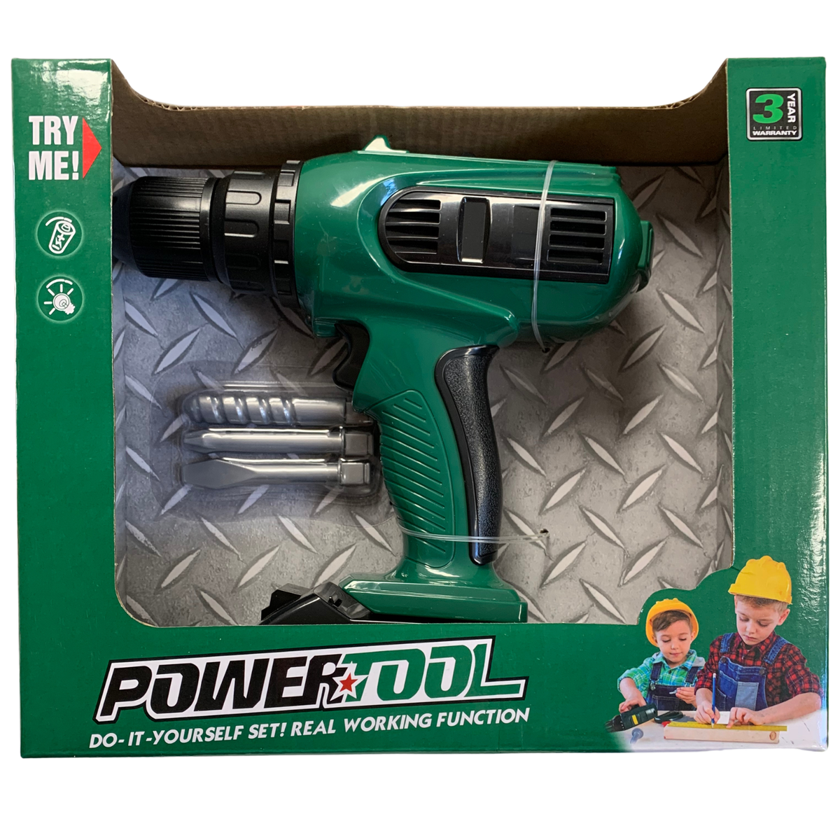 Battery Operated Power Tool Drill picture in the box