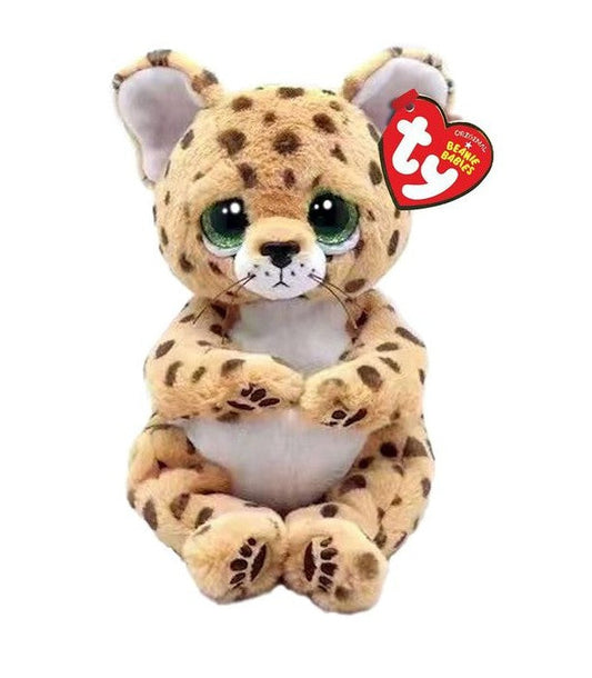 TY Special Beanie Bellies Lloyd the Leopard Plush Toy picture on the white background