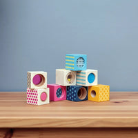 Bigjigs Sensory Wooden Blocks life style picture