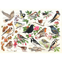 House of Puzzles Birds In My Garden 1000 Piece Jigsaw Puzzle complete puzzles picture