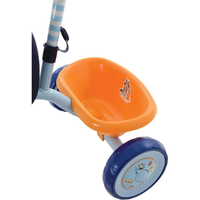 Bluey My First Trike with orange basket behind