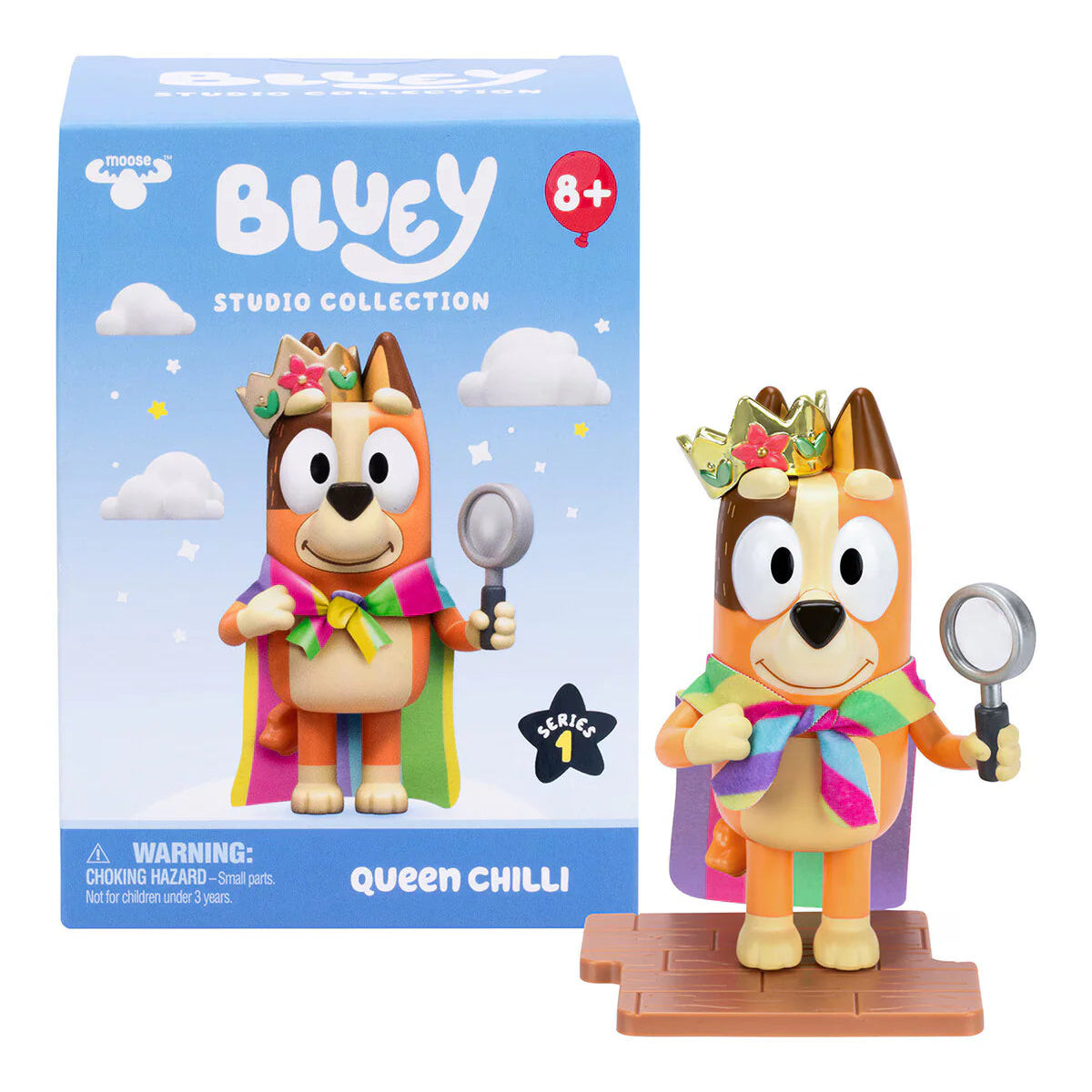 Bluey Queen Chilli Studio Collector Figure picture on the white background