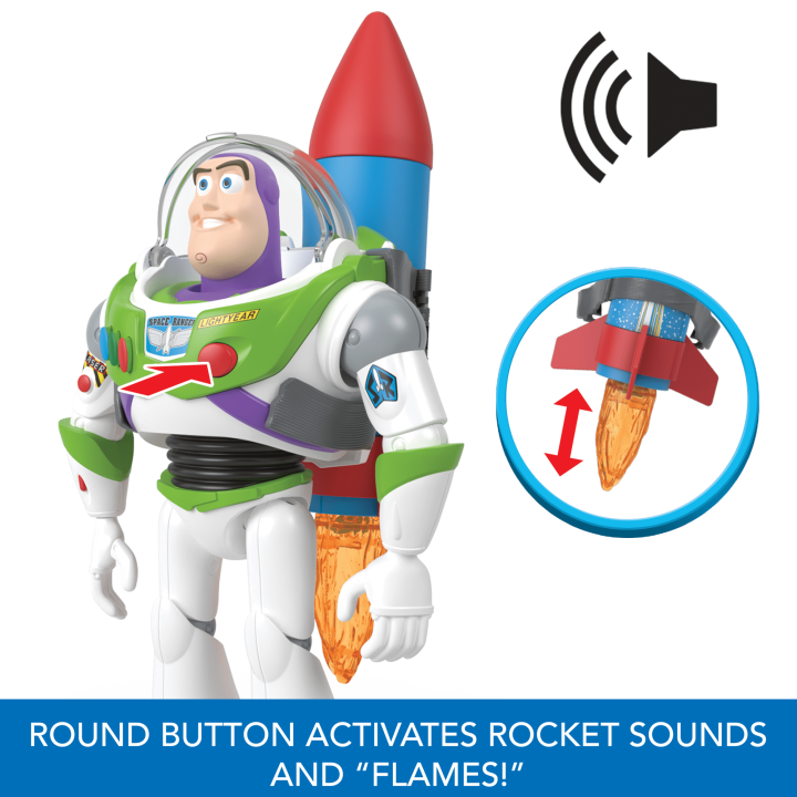 Disney Pixar Toy Story Buzz Lightyear With Rocket