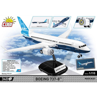 COBI Boeing 737-8 Airliner Building Blocks Model Set picture with important features