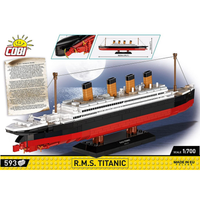 COBI R.M.S. Titanic Building Block Model Set building instruction included