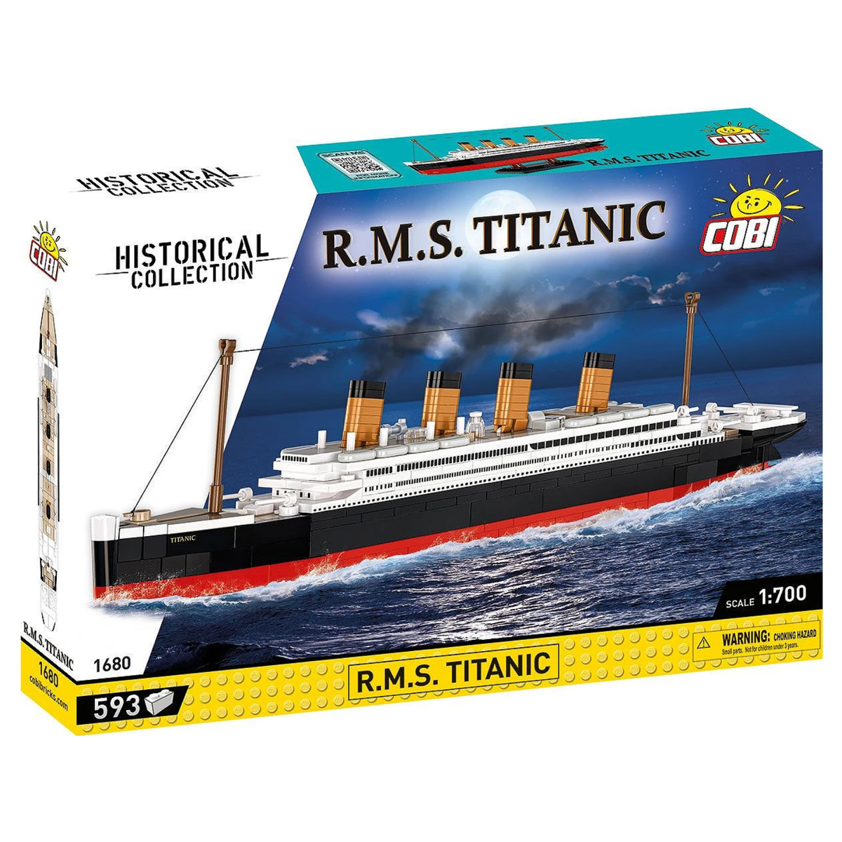 COBI R.M.S. Titanic Building Block Model Set picture of the box