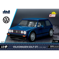COBI Volkswagen Golf GTI 1976 Building Block Car Model with assembley instruction inside