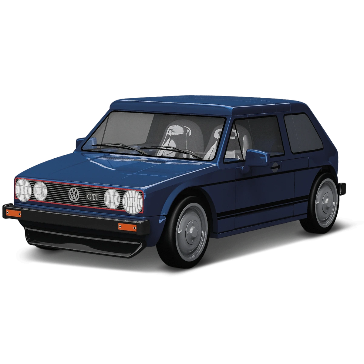 COBI Volkswagen Golf GTI 1976 Building Block Car Model picture on the white backgournd