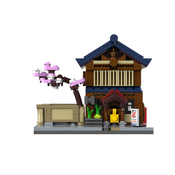 CaDA Mini Japanese Sento Bathhouse 352 pcs built in a Japanese style