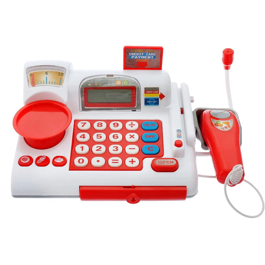 Kids Cash Register Playset close view picture of the register