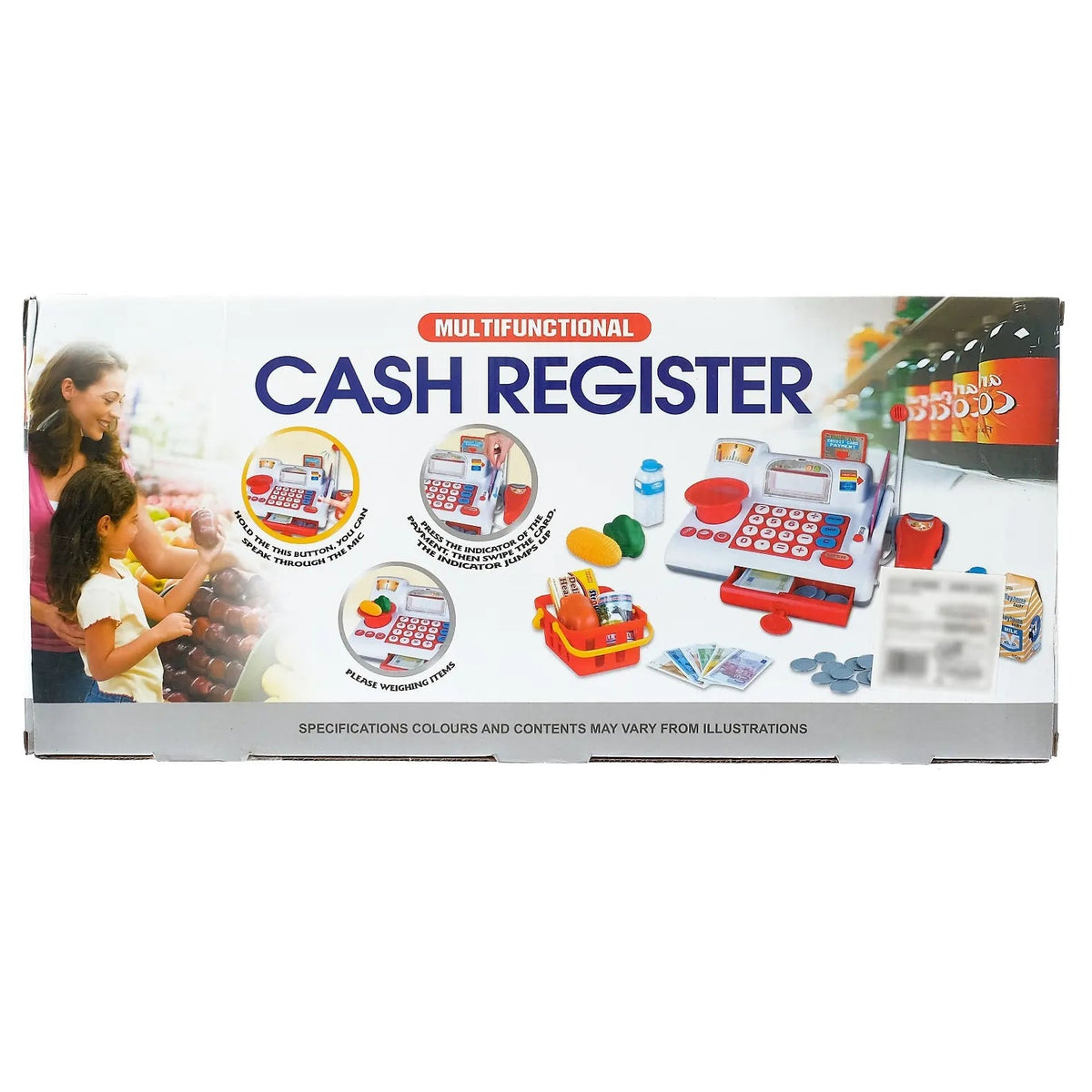Kids Cash Register Playset picture of the box