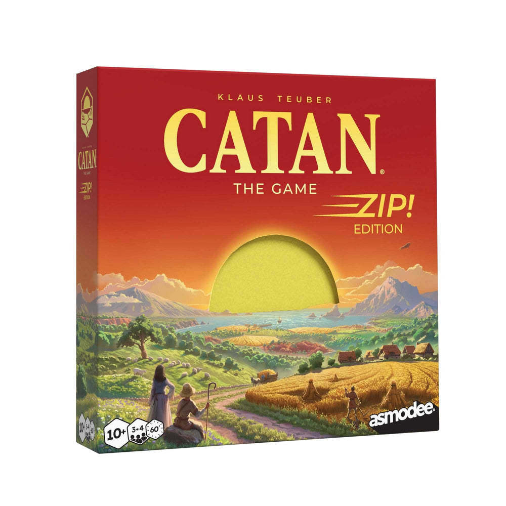 CATAN Zip! Edition box shown at an angle